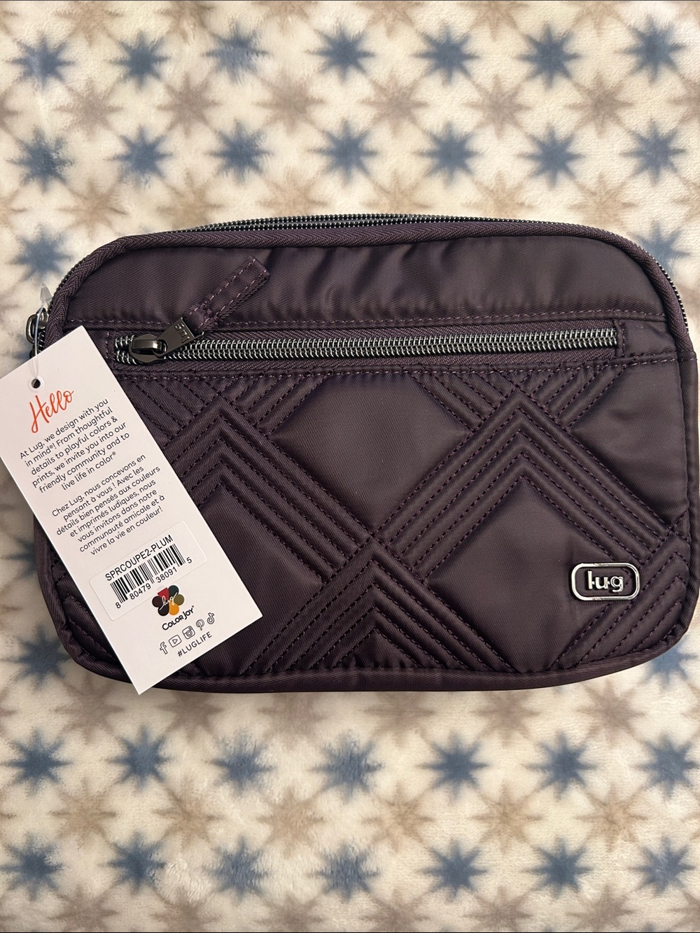 NWT Lug Super Coupe 2 in Plum
